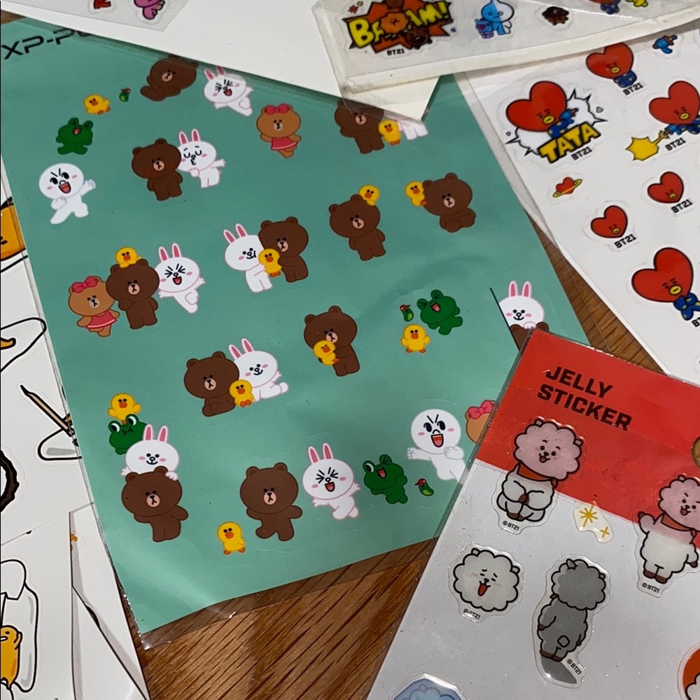 Cute Characters Sticker Set - Picture 3 of 4